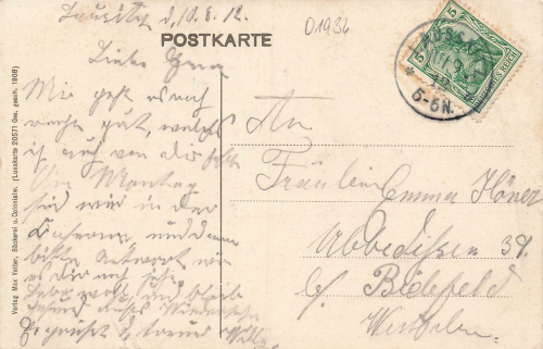 01936 Laussnitz bei Königsbrück Lunakarte 20571 o 1912