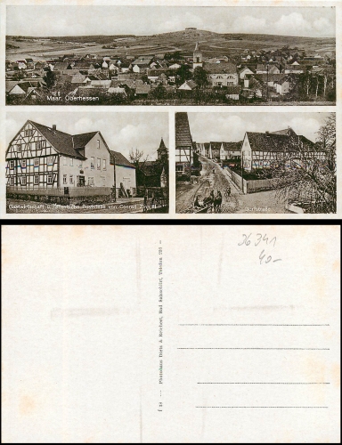 36341 Maar Lauterbach Post Office * around 1940