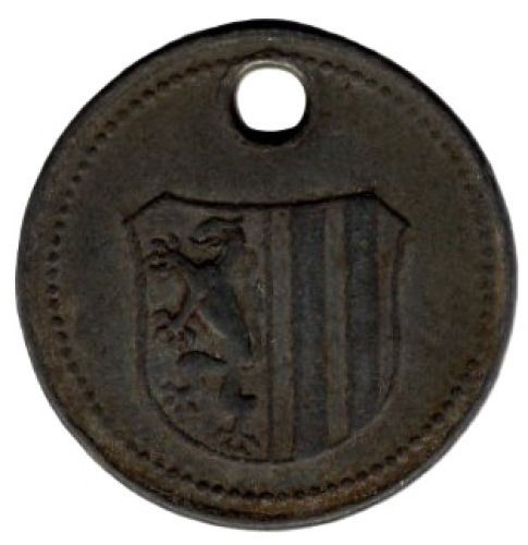 Leipzig 9775 Gaderobenmarke 1944