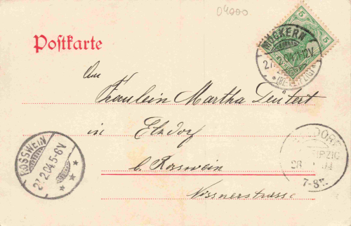 Möckern (Leipzig) Barracks, 7th Infantry Regiment No. 106, c. 1904