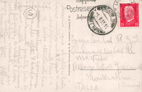 Möckern Leipzig Polizeigebäude mit Sportanlagen o 1933