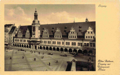 Leipzig  altes Rathaus * um 1930