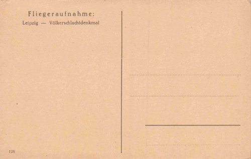 Leipzig Vöikerschlachtdenkmal * um 1930