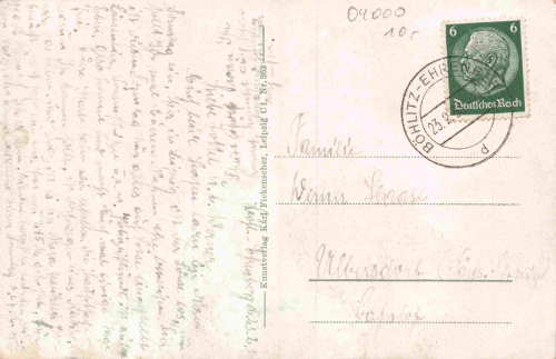 Leipzig Vöikerschlachtdenkmal o 1938