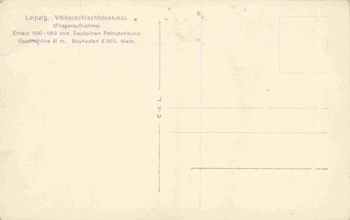 Leipzig Vöikerschlachtdenkmal * um 1930