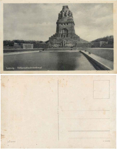 Leipzig Monument to the Battle of the Nations * approx. 1950