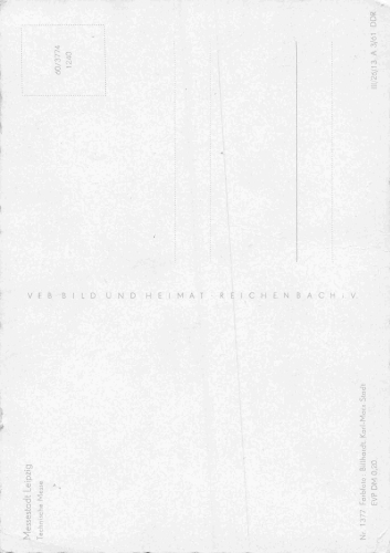 Leipzig Monument to the Battle of the Nations multi-view postcard * 1961