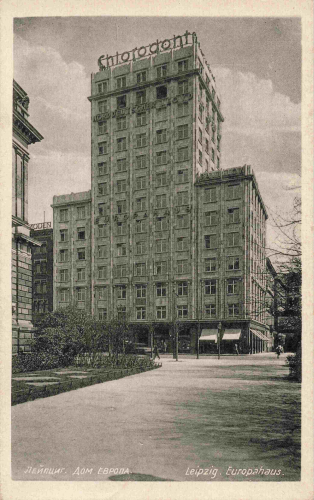 Leipzig Europahaus o 1949