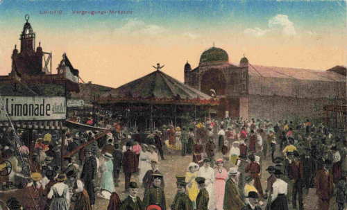 Leipzig amusement fairground, used 1922
