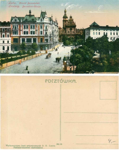 Lemberg Lwow Bernadiner-Kirche Ukraine *ca. 1920