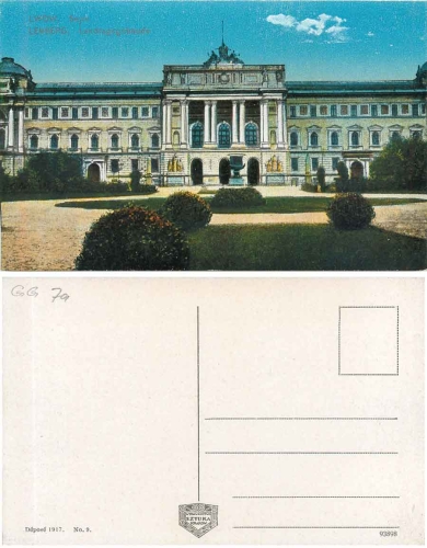 Lemberg Lwow Landtagsgebäude *ca.1917