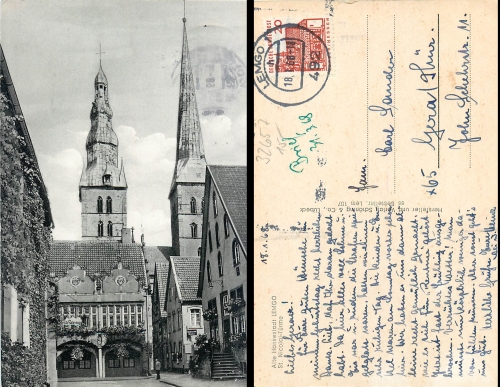 Lemgo St. Nikolai Towers o 18.1.68