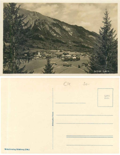 Lenk im Simmental Schweiz * ca. 1930
