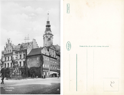 Leobschuetz Schlesien Rathaus Glubczyce * um 1930