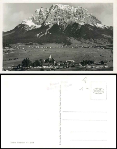 Lermoos Tirol Ehrwald und Zugspitze, * ca. 1930