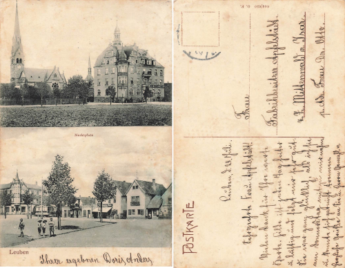 Leuben Dresden Markplatz  o um 1910