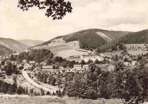 Leutenberg Thüringen Totalansicht o 1967