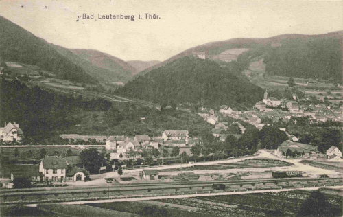 Leutenberg Thüringen Bahnhof o 1917