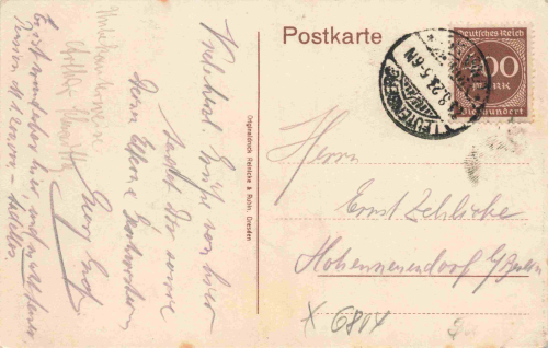 Leutenberg Thüringen Marktplatz o 1923