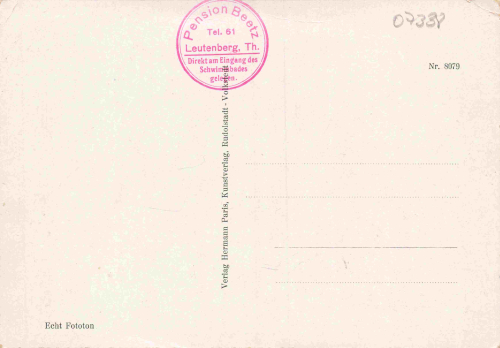 Leutenberg Thüringen Schloss Friedensburg * um 1940