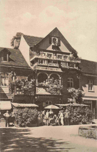 Leutenberg Thüringen Privatpension Lina Schmidt Ziegenrücker Strass 81 c * umm 1930