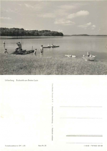 17258 LIchtenberg Feldberger Seenlandschaft Badestelle *1962