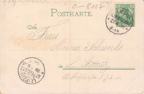 01454 Liegau-Augustusbad Radeberg Conditorei o 1901