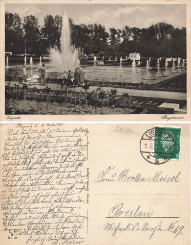 Liegnitz Schlesien Bergerwiese Legnica o 1931