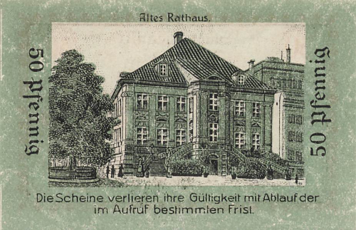 Liegnitz Schlesien Notgeldschein Legnica um 1920