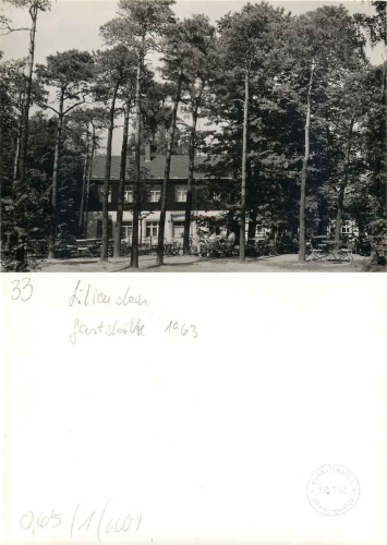 01824 Lilienstein Gaststätte Elbsandsteingebirge Druckvorlage *1963 