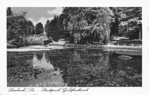 Limbach-Oberfrohna STadtpark Goldfischteich * um 1940