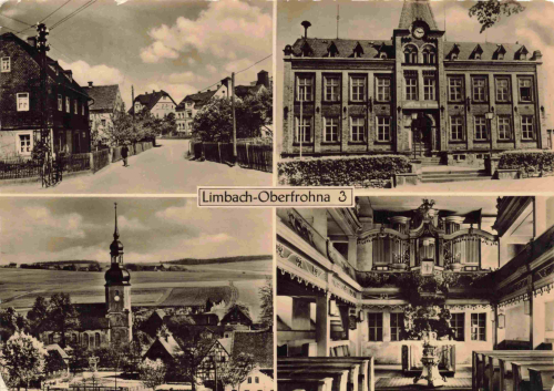 Limbach-Oberfrohna Mehrbildkarte o 1958