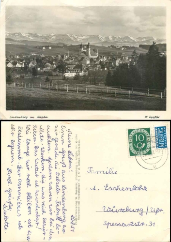 88161 Lindenberg im Allgau o 29.8.1951