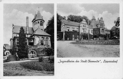 Lippersdorf Erzgebirge Jugendheim der Stadt Chemnitz o um 1940