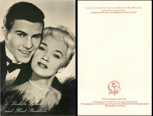 Liselotte Pulver und Horst Buchholz Progress Starfoto Nr. 1207
