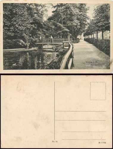 Lissa Province  Poznan Am Schloßplatz * approx. 1915