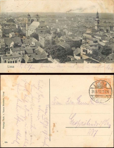 Lissa Kreis Fraustadt Provinz Posen o 31.8.1917
