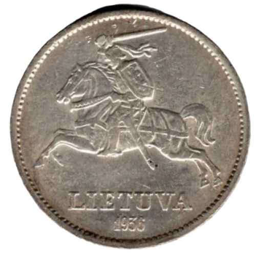 Litauen 10 Litu 1936 Vytautas