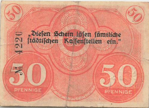 Loebau Sachsen Notgeldschein 1918