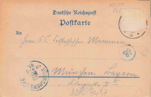 09575 Lößnitzthal Restaurant stop, lithograph, c. 1899