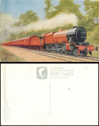 London Midland and Scottish Railway, Royal Scot Künstlerkarte Howard * 1927