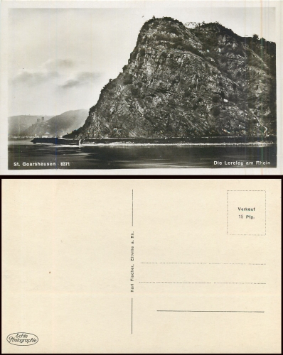 56346 St. Goarshausen Loreley *ca. 1940
