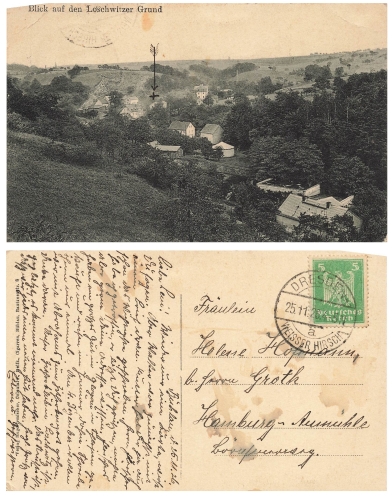 Loschwitzer Grund Dresden o 25.11.1925