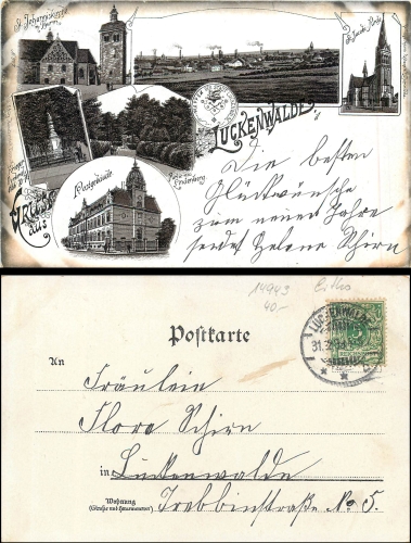 Luckenwalde Litho o 31.2.1899