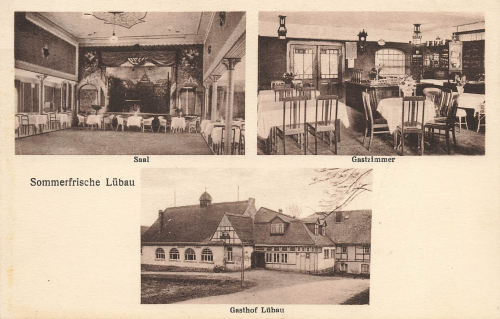 01734 Luebau Rabenau Sachsen Gasthof  o 1928