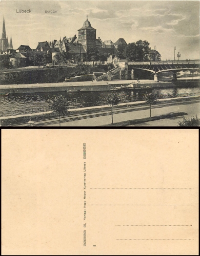 Lübeck Burgtor  *ca.1915