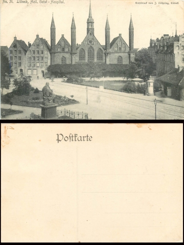 Lübeck, Hl Geist Hospital *ca.1915