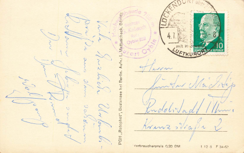 02797 Lueckendorf  Zittauer Gebirge Mehrbildkarte o 1964