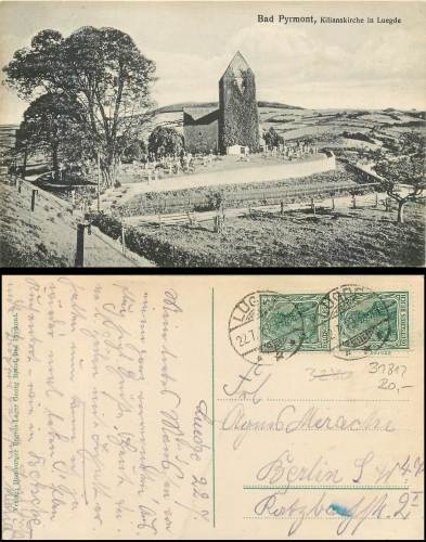 Luegde Kilianskirche o 22.7.1919
