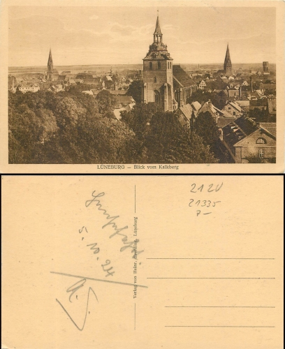 Lüneburg Blick vom Kalkberg  *ca.1930